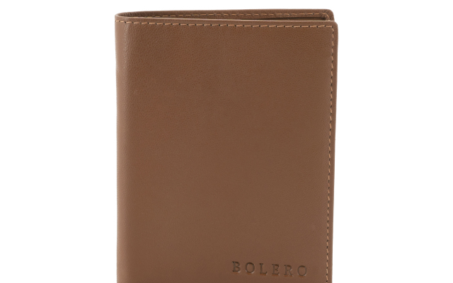Cartera de piel para hombre en color Cuero hecha en Ubrique