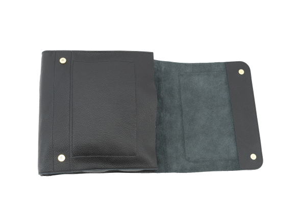 Mochila de cuero modelo Arcos - Negro