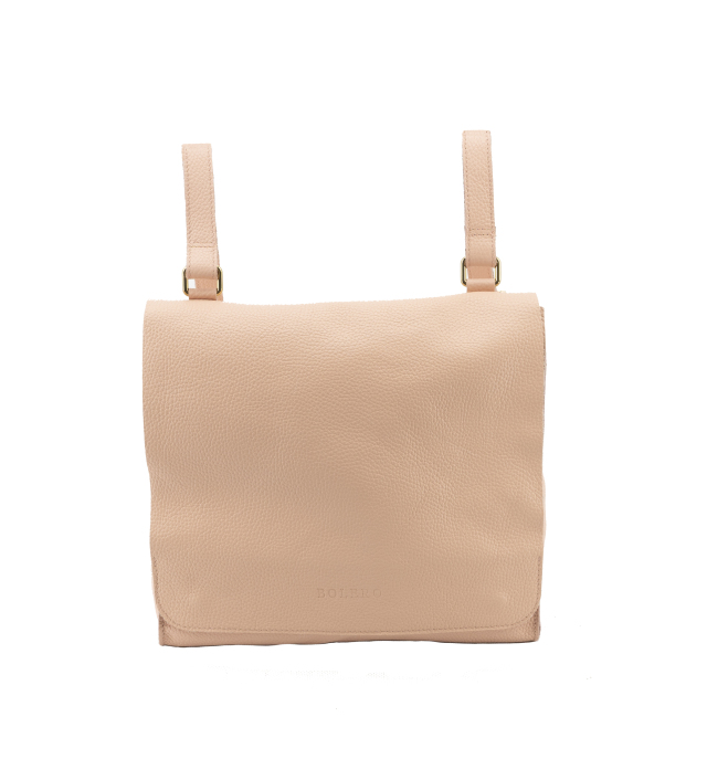 Mochila de cuero modelo Arcos - Rosa