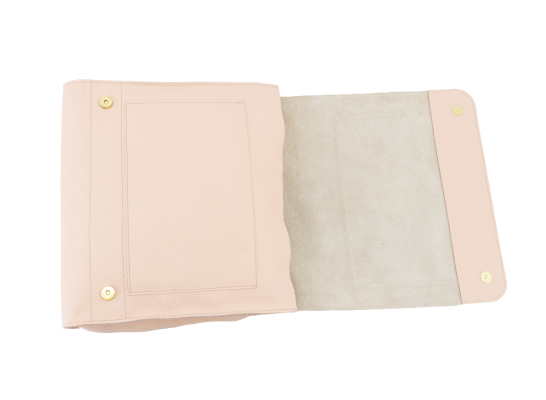 Mochila de cuero modelo Arcos - Rosa