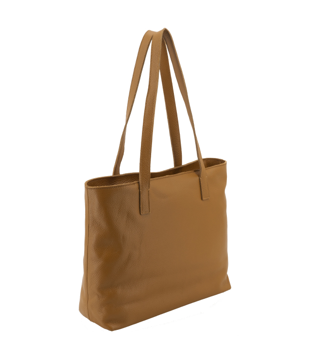 Bolso shopper de cuero. Modelo Triana - Cuero