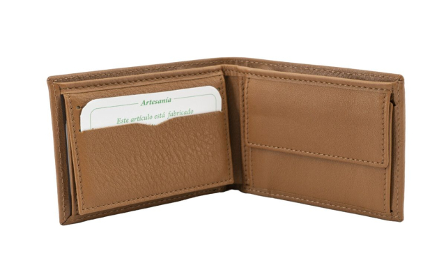Cartera, billetera, tarjetero, monedero tipo americano marrón